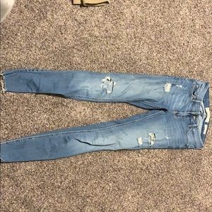 Hollister low rise supper skinny jeans